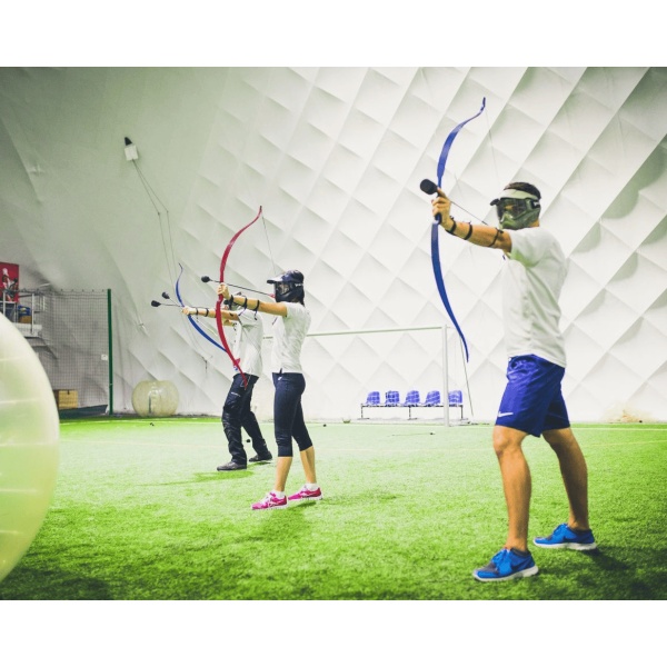 Zestaw Archery Tag Premium 16 lbs – dla 12 graczy – strzały pacynki