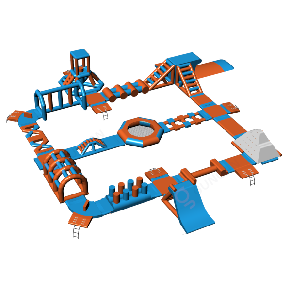 Dmuchany park wodny Zeta (32 x 30 m)  - 4