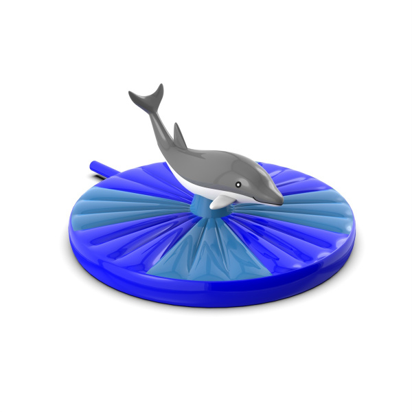 Dmuchany delfin - rodeo dolphin  - 4