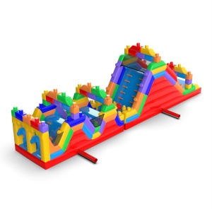 Dmuchany tor przeszkód...