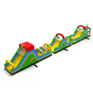 Dmuchany tor przeszkód...