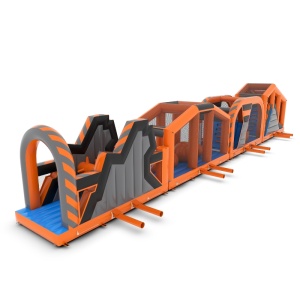 Dmuchany tor przeszkód...