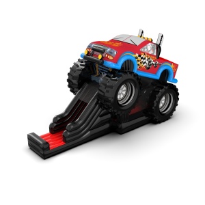 Dmuchaniec Monster Truck - zjeżdżalnia