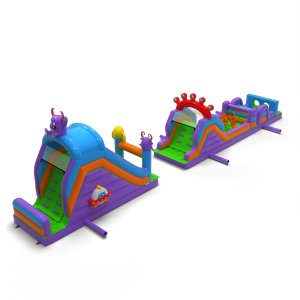 Dmuchany tor przeszkód...