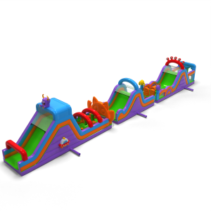 Dmuchany tor przeszkód...