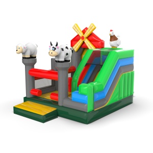 Dmuchaniec ze zjeżdżalnią -...