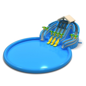 Naziemny dmuchany park...