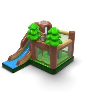 Dmuchany zamek leśny combo