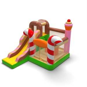 Dmuchany zamek cukierkowy...