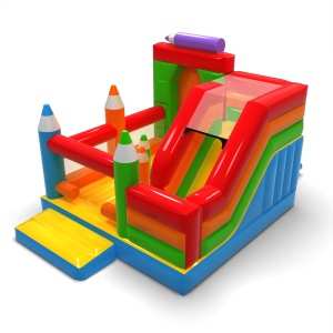 Dmuchaniec ze zjeżdżalnią -...