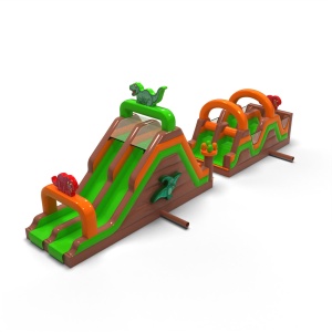 Dmuchany tor przeszkód dino...