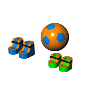 Zestaw giga football dla...