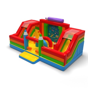 Dmuchany plac zabaw - kredki