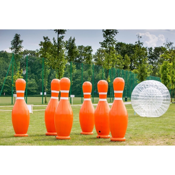 Zestaw dmuchanych kręgli 2 m do Human Bowling – 6 szt.