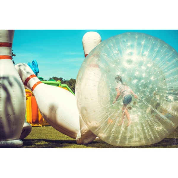 Zestaw dmuchanych kręgli 2 m do Human Bowling – 6 szt.
