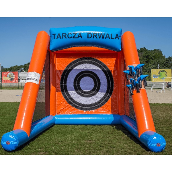 Dmuchana Tarcza drwala - Axe throwing