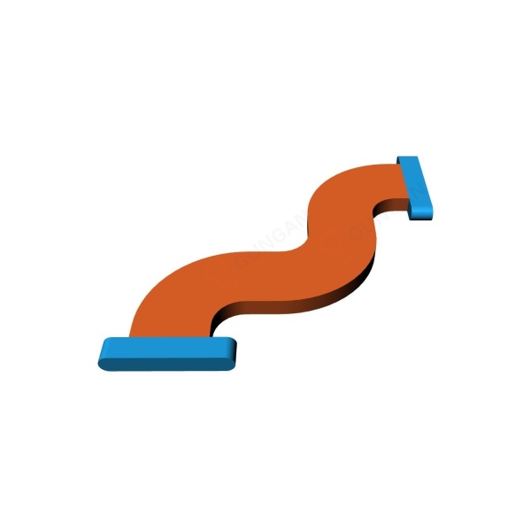 Zakręt slalom - Dmuchane parki wodne