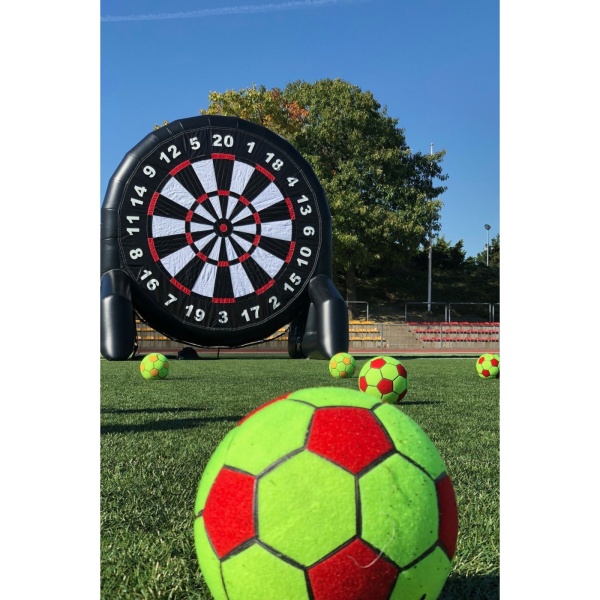 Używana dmuchana tarcza Football Darts (dwustronna) – nowsza konstrukcja