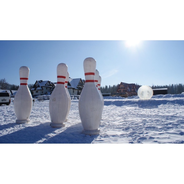 Powystawowy dmuchany kręgiel 2 m do Human Bowling