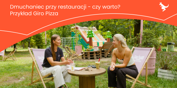 Dmuchaniec przy restauracji - czy warto? Przykład Giro Pizza