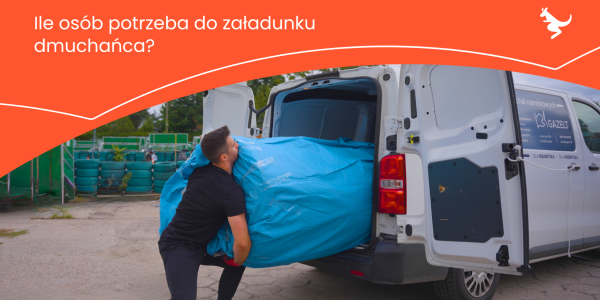 Ile osób potrzeba do załadunku dmuchańca? Test 60, 170 i 300 kg